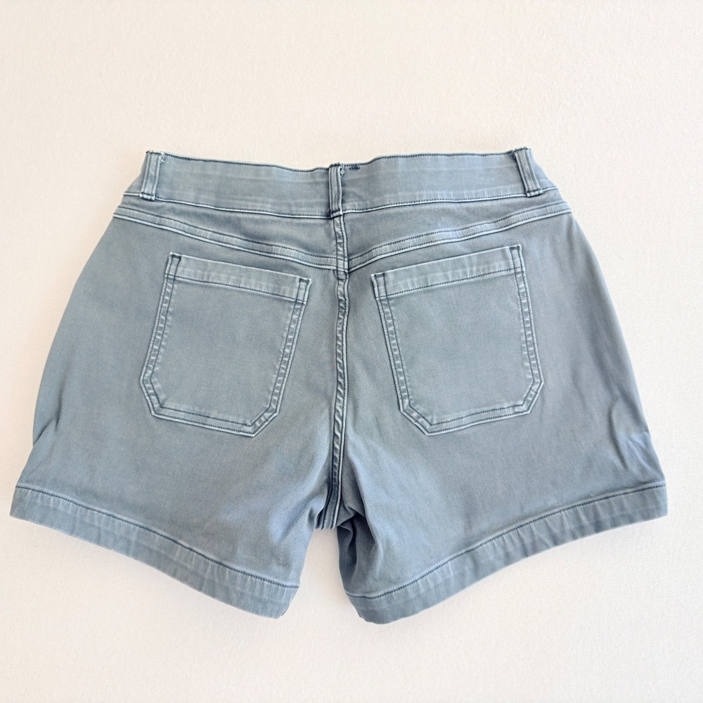 Spanx Stretch Twill Shorts  Bundle of 2 Beige and slate Size Med - Picture 9 of 12